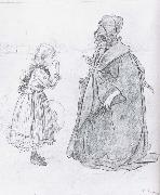Carl Larsson Girl-s School in Grandma-s Day oil painting picture wholesale